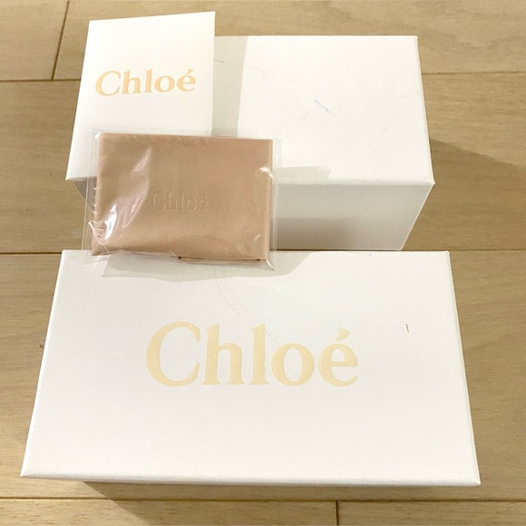 Chloe Women's Gold/Grey Crystal Round Sunglasses 59mm NWOT - Picture 6 of 10